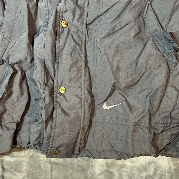 Vintage Nike Men's Grey Windbreaker Jacket XL - Picture 2 of 6